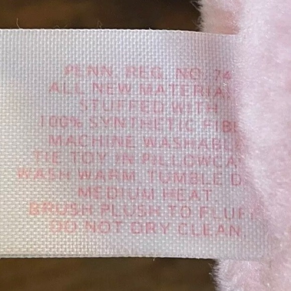 SOLD OUT ———— ORIGINAL 1983 CARE BEAR LOVE A LOT 13" Pink Plush Kenner Vintage - Picture 5 of 7